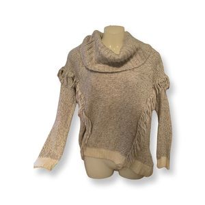 R Dotyle sweater with fringe